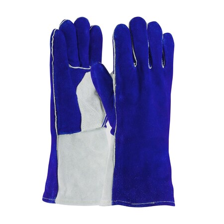 Pip Side Split Cowhide Leather Welder's Glove with Cotton Foam Liner and Kevlar Stitching, 12PK 73-7250